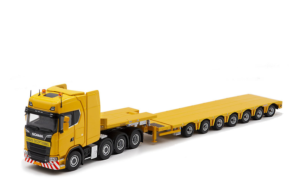 Scale model Scania S High 8x4 + Nooteboom Mcos Imc Models 33 
